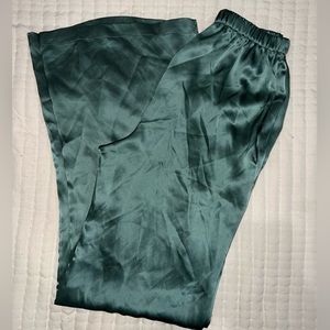 aspen wide leg silk pant